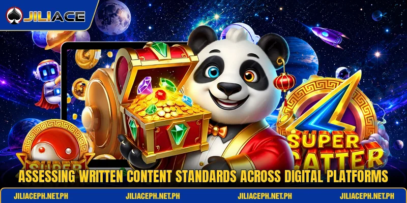 Assessing written content standards across digital platforms Assessing written content standards across digital platforms