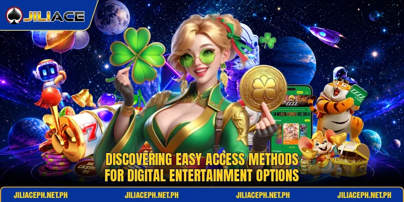 Discovering easy access methods for digital entertainment options