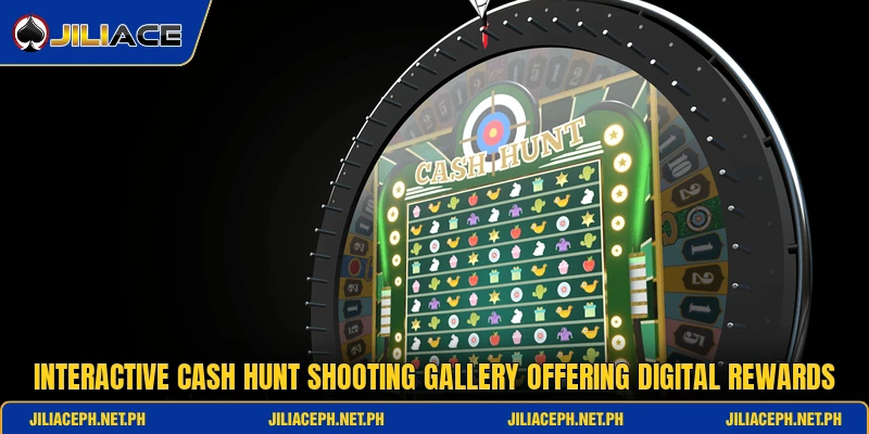 Interactive cash hunt shooting gallery offering digital rewards Interactive cash hunt shooting gallery offering digital rewards