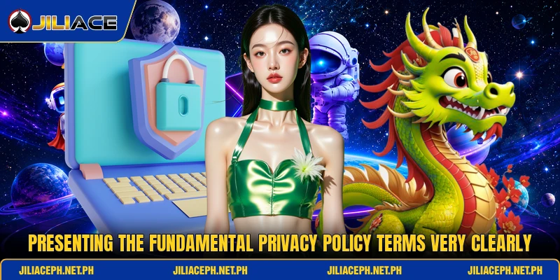 Presenting the fundamental privacy policy terms very clearly Presenting the fundamental privacy policy terms very clearly