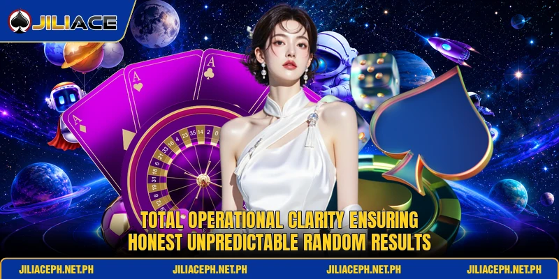 Total operational clarity ensuring honest unpredictable random results