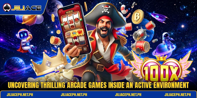 Uncovering thrilling arcade games inside an active environment