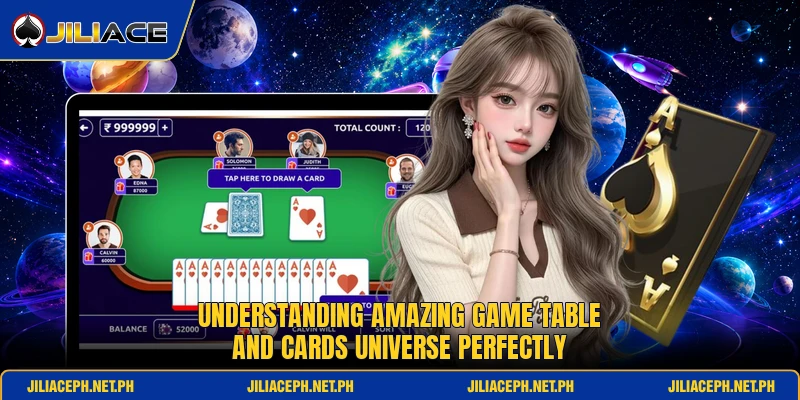 Understanding amazing game table and cards universe perfectly